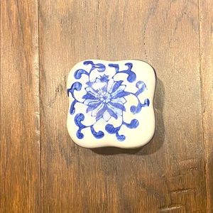Blue and White Trinket Dish